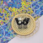 کلیپس صندقی پروانه نگین